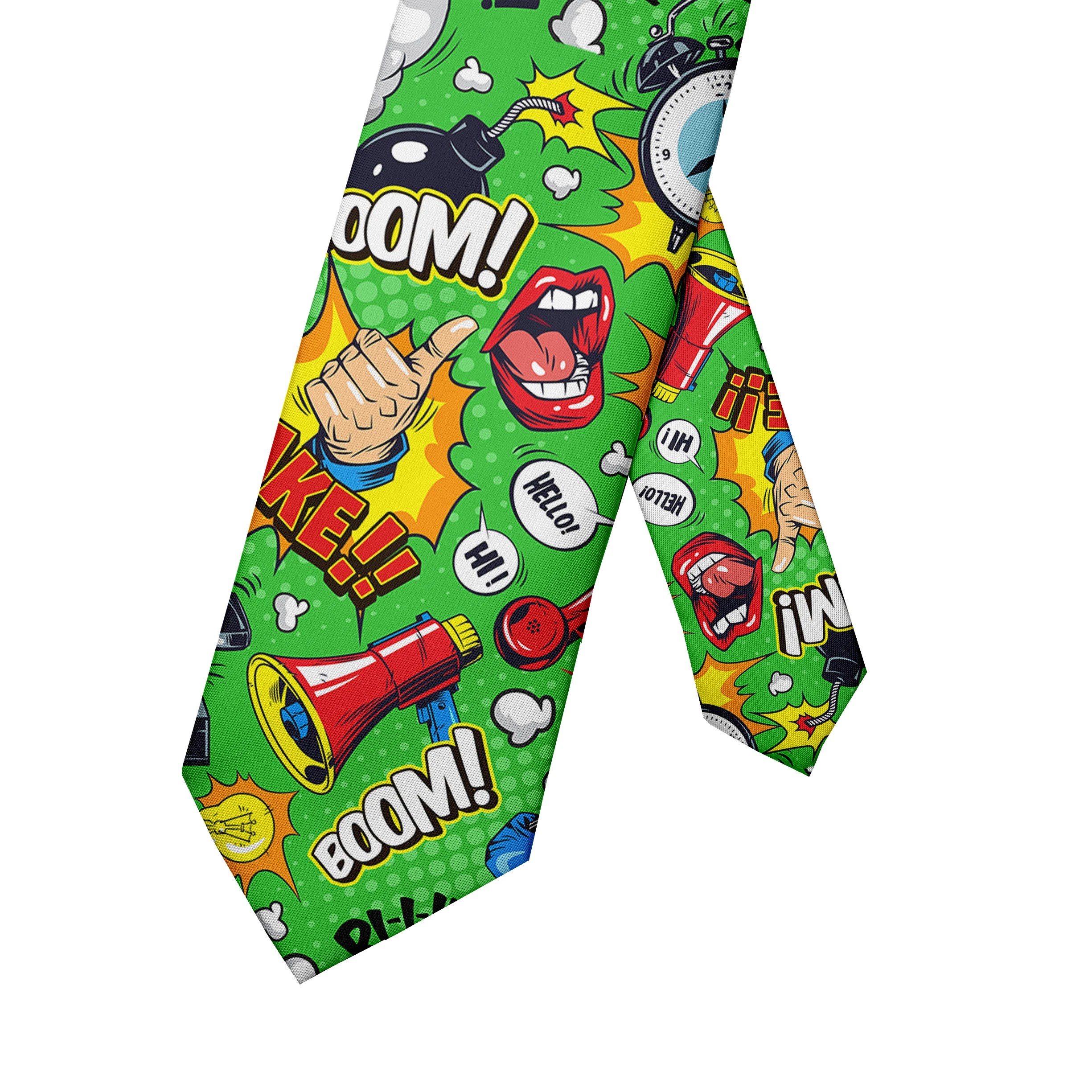 Cartoon men's printed tie new fashion best man tie casual men's tie 8 cm wide tie wedding party accessories