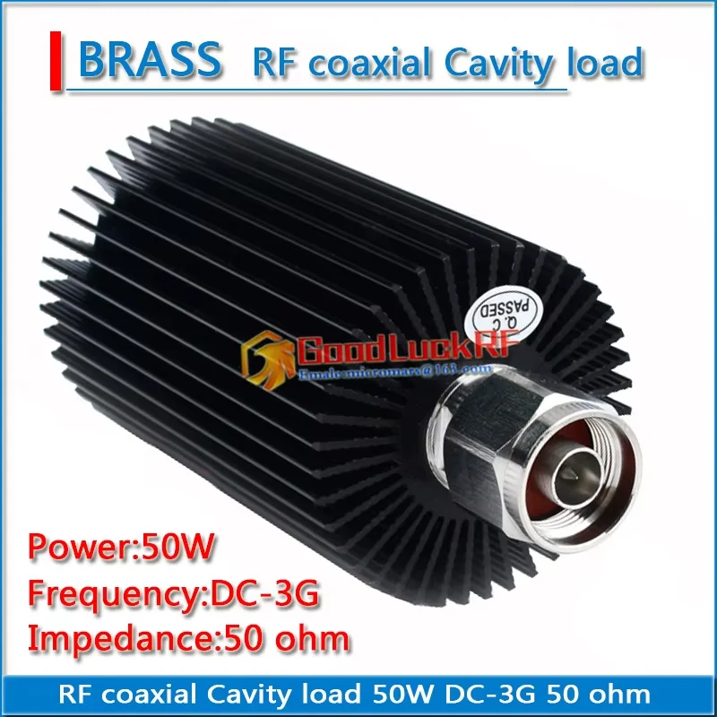 High-quality L16 N Female Male 50W RF Coaxial Cavity Load Termination DUMMY Load 800-3000Mhz DC-3GHz 50 ohm Base Station Load