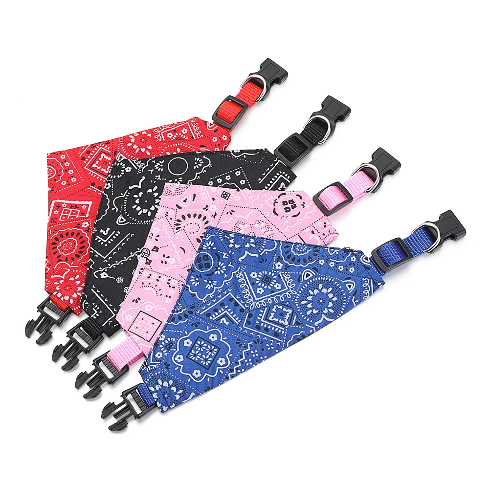 Verstellbarer dreieckiger Verband für Haustiere, Hunde, Katzen, waschbarer Schal, Bandana, Kragen, Lätzchen, Katzenhals, Dekoration, Geburtstagsparty, Anzieh – Detail 7