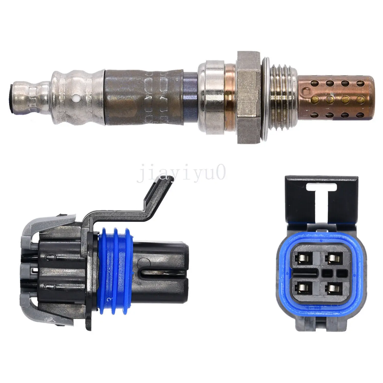 Sensore di ossigeno O2 da 4 pezzi per 04-07 per GMC Savana 2500 Savana 3500 4.8L 6.0L anteriore + posteriore -