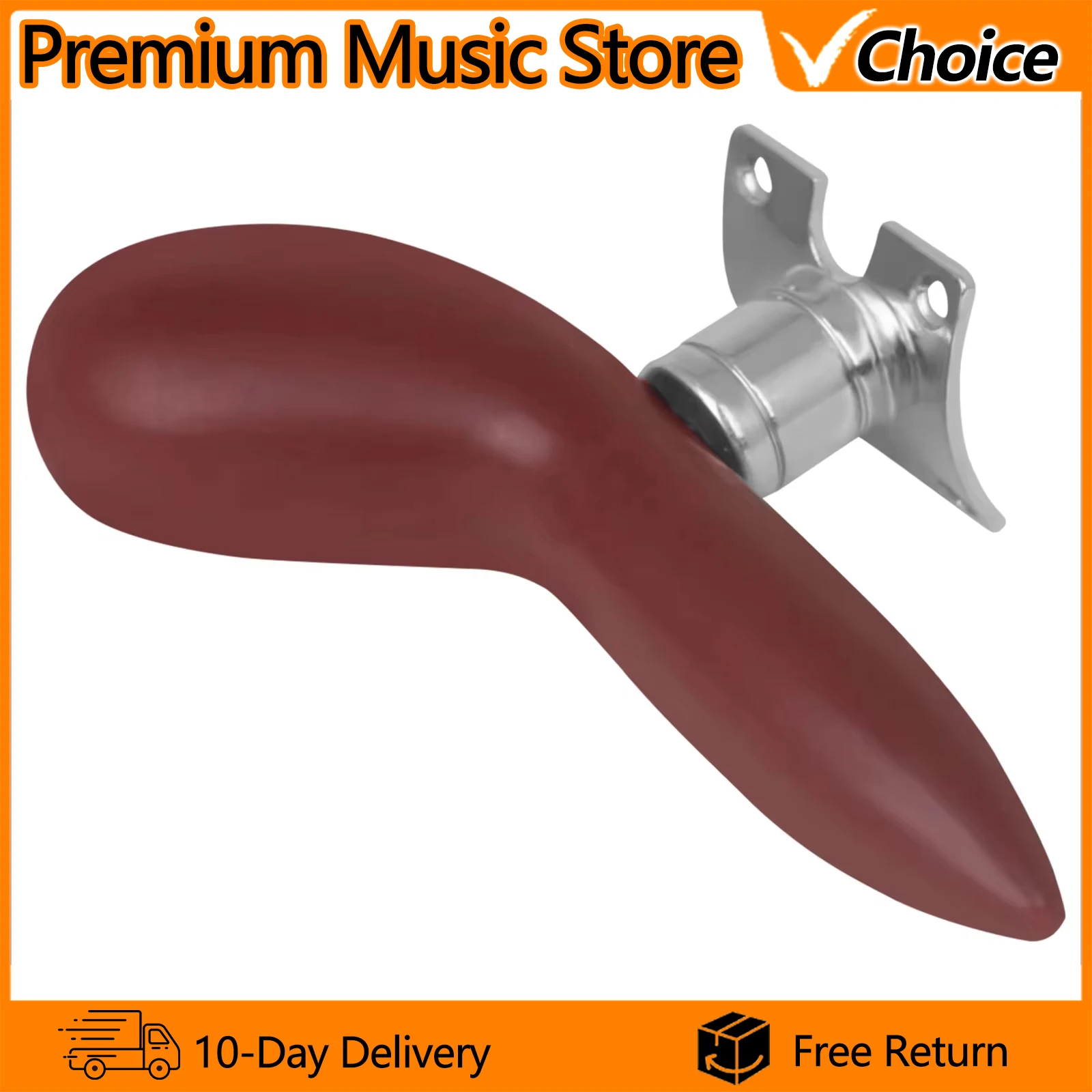 1Pcs Bassoon Hand Holder Saddle Rest with Fixing Screws & Handle Base Bassoon Finger Rest Woodwind Musical Instruments Accessory