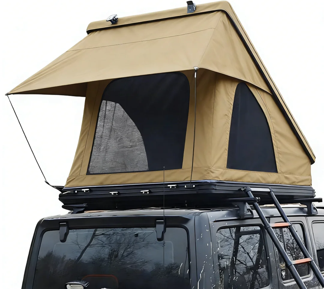 

Da Niu Aluminum Alloy Roof Tent Hydraulic Fully Automatic Waterproof 3000mm Four-Season Double Layer Car Top Tent
