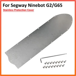 Stainless Steel Armor Cover For Segway Ninebot Max G2 G65 Electric Scooter Battery Bottom Chassis Shield Protection Cover