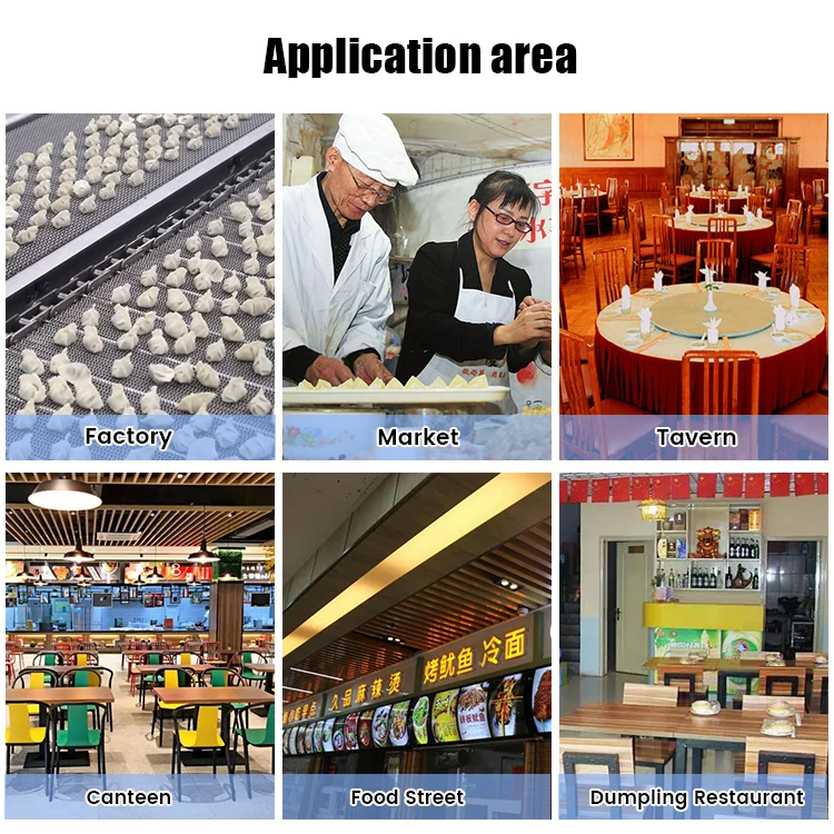 ماكينة صنع زلابية المعجنات الأوتوماتيكية بالكامل ذات سعة عالية، ماكينة صنع خبز السمبوسك القابلة للطي مع مكون المحرك الأساسي