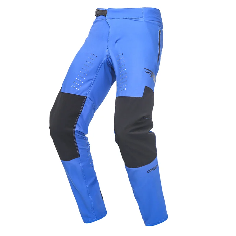 2024 New For Defend MX MTB DH Pants Ride Mountain Bike Pants Motocross Dirt Bike BMX XC Cycling Pants Bicycle Pants blue