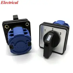 1pc LW26-20 Universal Change-over Switch 2 3 4 5 6 7 Position Power Voltage Switch Rotation 20A Rotary Cam Switch 48x48mm Panel