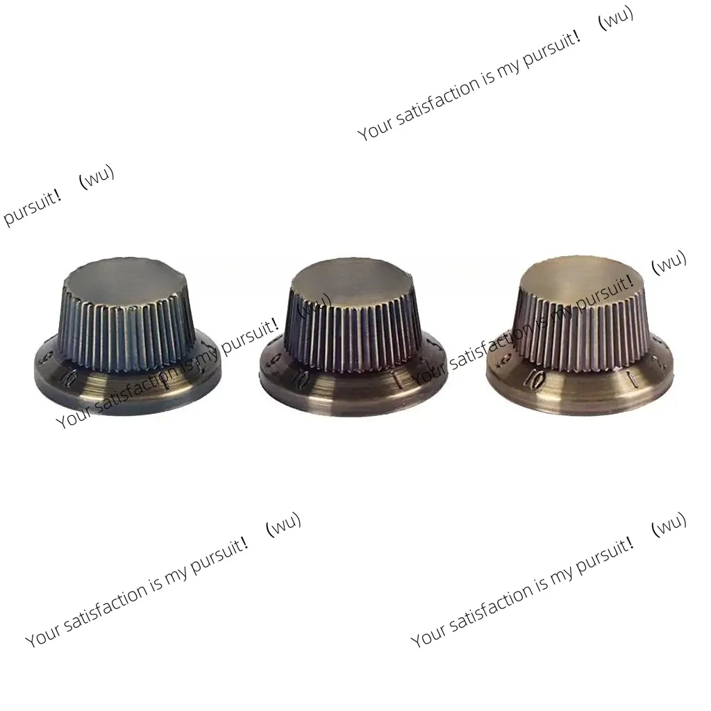 for Electric Guitar Bass Parts 3pcs Control Knobs with Numbers