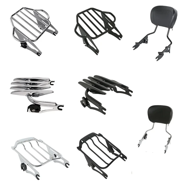 

Motorcycle Detachable Sissy Bar Luggage Rack Docking Kit For Harley Touring Road King Road Glide Street Glide 2014-2024