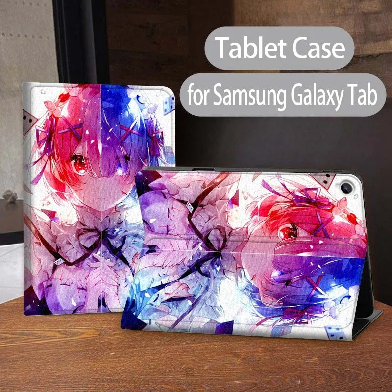 

Japanese Anime Re ZERO For Samsung Galaxy Tab A7 A A8 A9 S9 S10 S6 S7 S8 S11 8.7 10.1 10.5 11 10.9 Lite PLus Inch Tablet Case