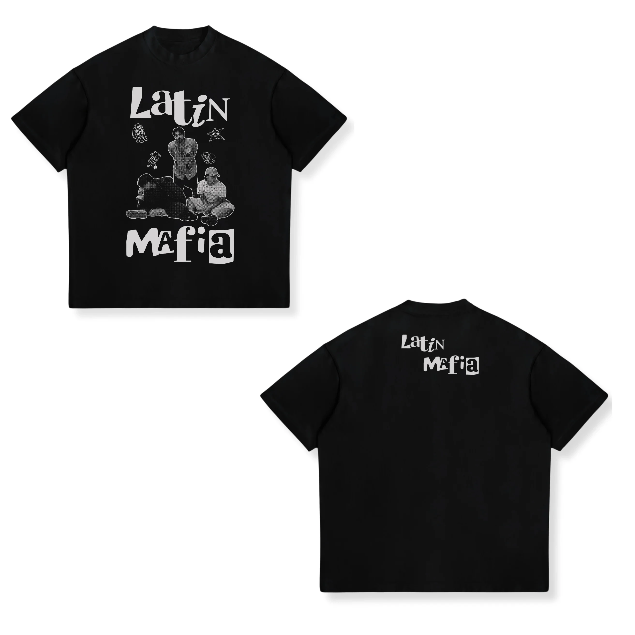 Latin Mafia No Me Siento Mal Graphic Print T-shirt Men Women Casual 100% Cotton Oversized T Shirts Summer O-Neck Fashion T Shirt