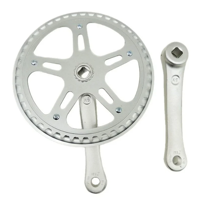 A29F-For Single Speed For Single Chainring Crankset Mountain Bike Square Hole 46T 152MM Chainring Bicycle Crank Set