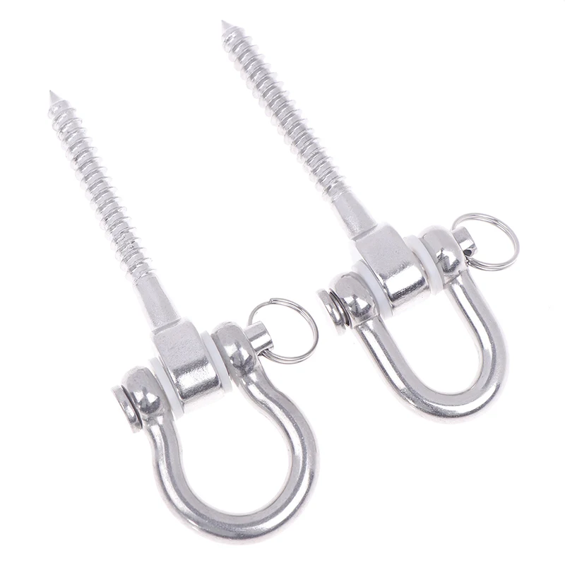 Heavy-Duty Swing Hooks - Durable Stainless Steel Hangers For Hammocks Porch Swings Punching Bags