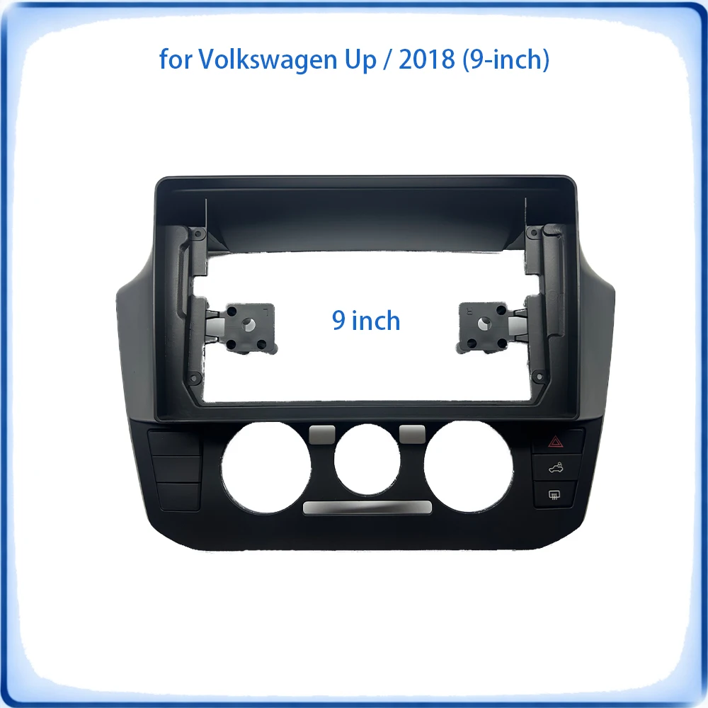 Car Radio Fascia Frame For VW Up 2018 9 inch Stereo Panel Canbus Wiring Harness
