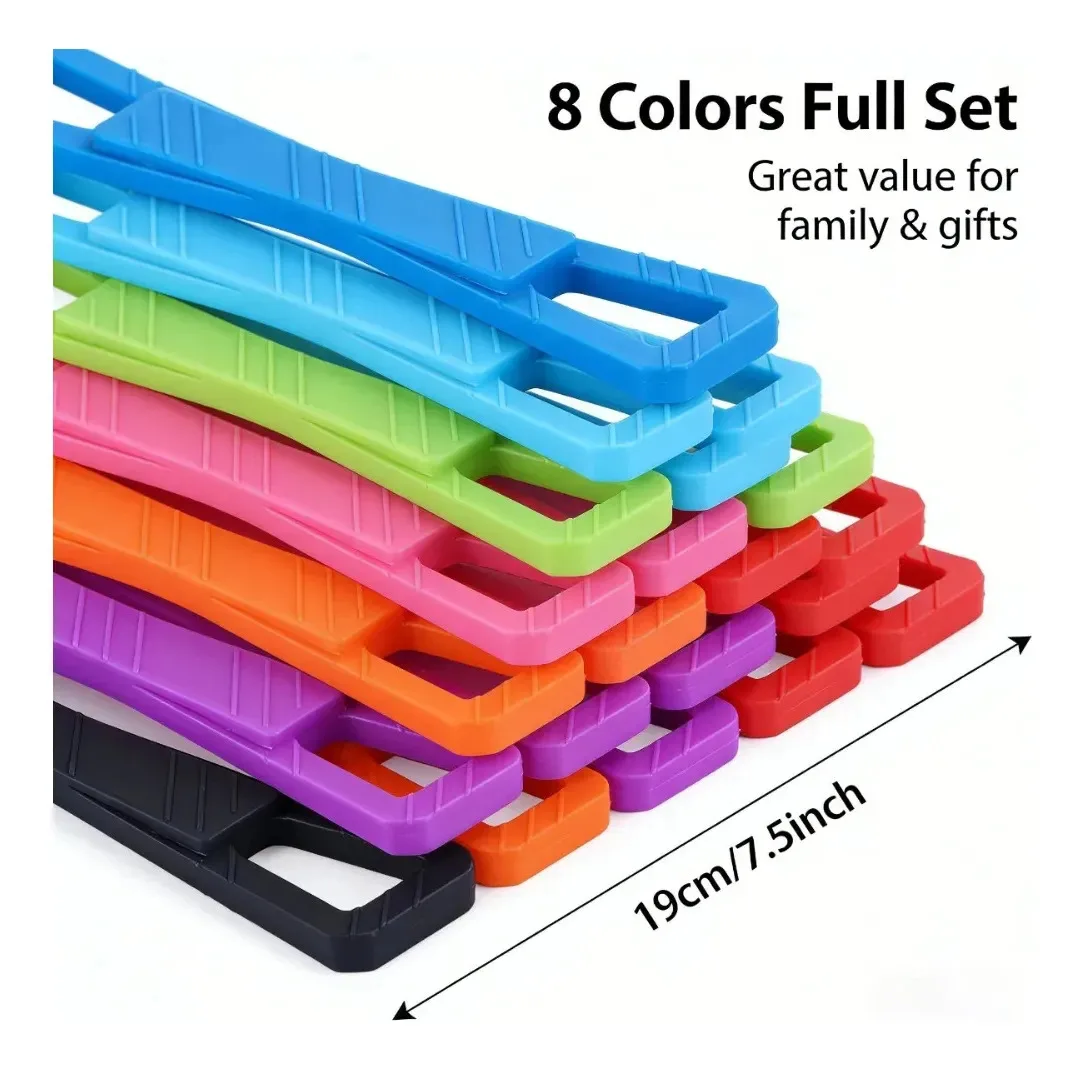 

8Pcs Silicone Tablet Hand Grip Strap 8 Colors One Hand Holder for Kindle iPad 6-11 Inch