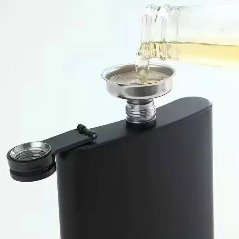 

6oz Portable stainless Flagon Hip Flasks set with cups funnel for Whiskey Vodka Wine Pot outdoor Drinking Bottle gift box