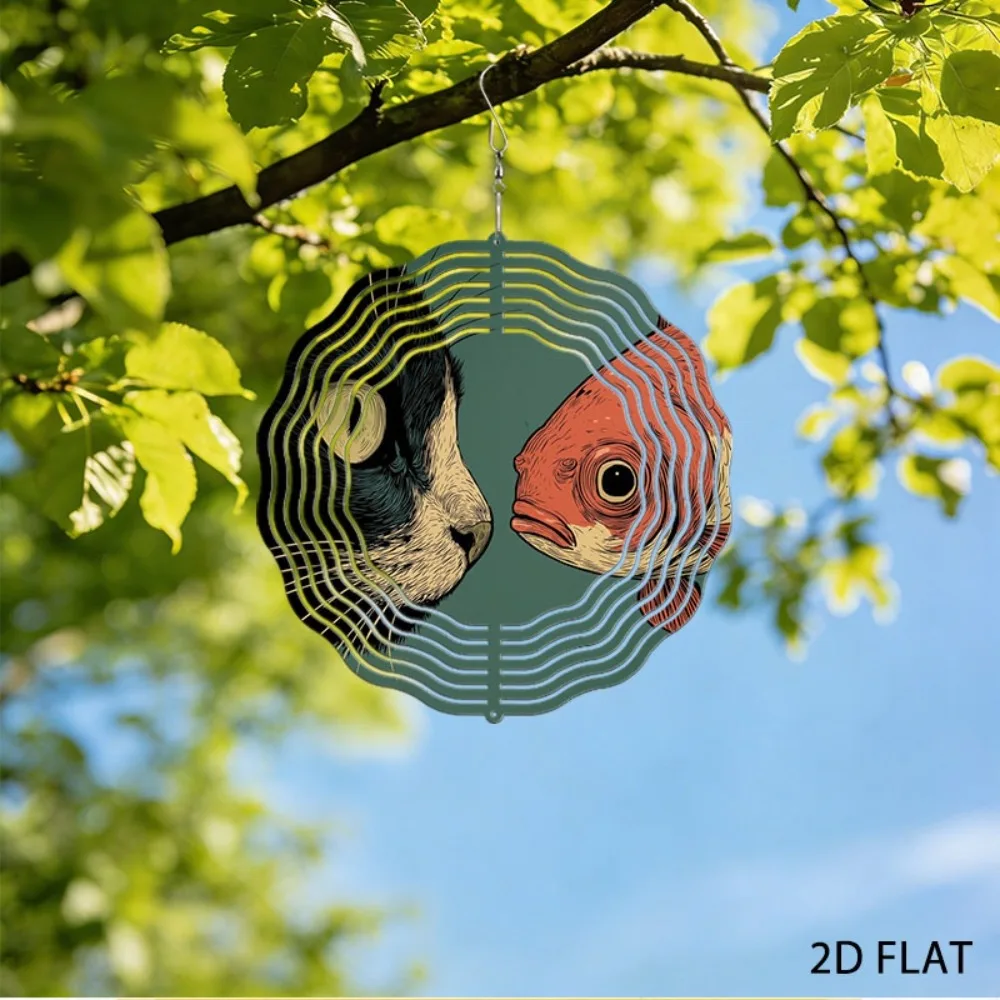 

Wrought Iron Retro Wind Chime, 10 inch Outdoor Garden Decor, Unique Wind Catcher for Patio Yard Art