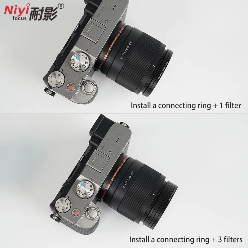 NIYI Magnetic filter 52mm 58mm 67mm 77mm Circular Polarizer Lens Filter Quick Installation CPL ND Starlight Streak Filter