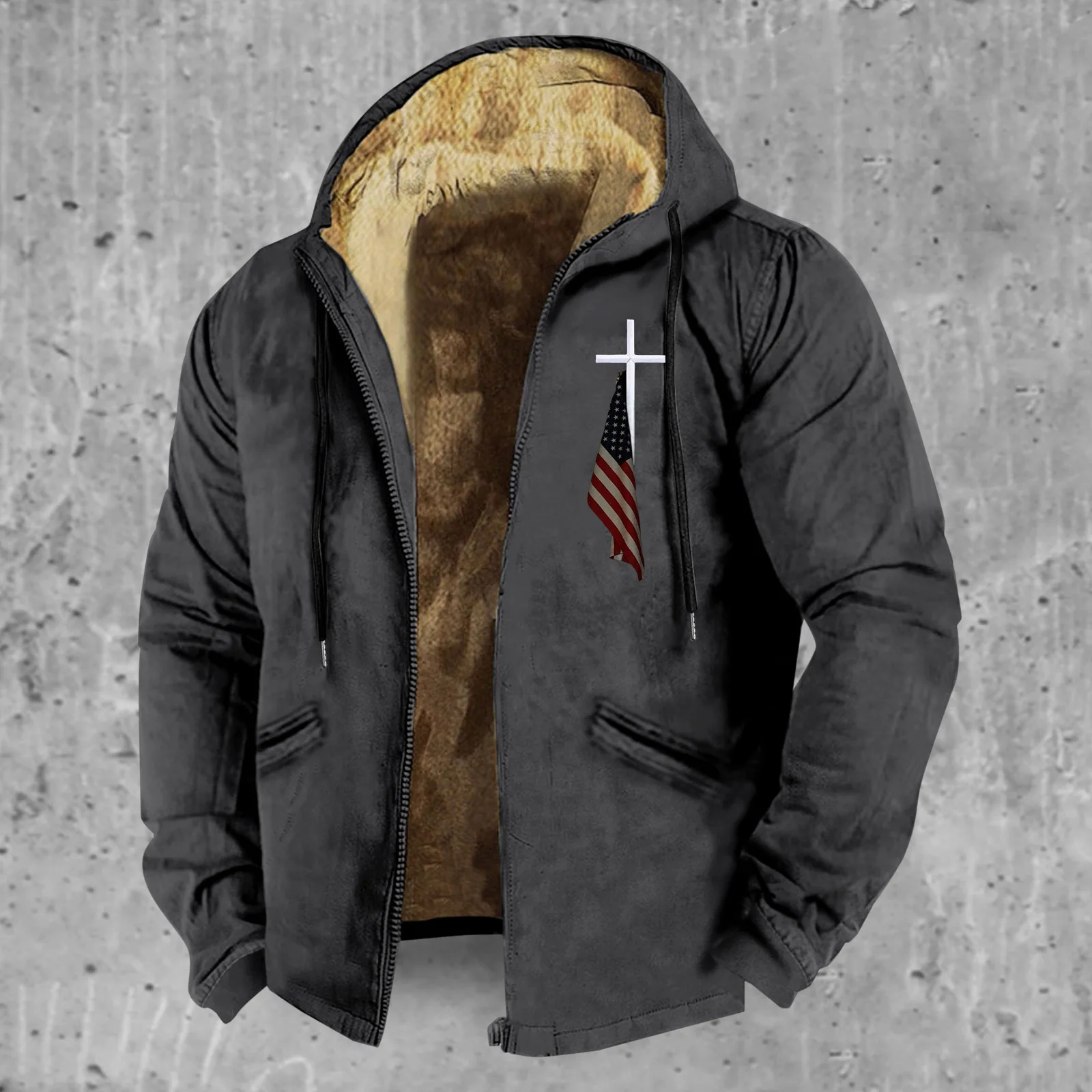 

Трансграничный новый Tie-Dye Косплей Окружение 3D Faion Молния с капюшоном Хлопок Чистый цвет D049 Свободный крой ort Sve круглый Ne