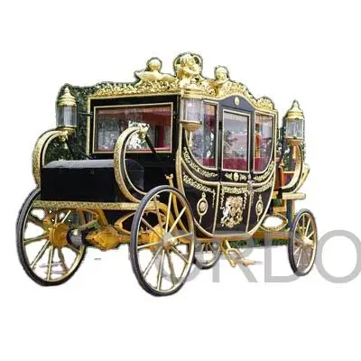 Royal horse carriage for marriage wedding occasion decorated lord carriage manufacturer