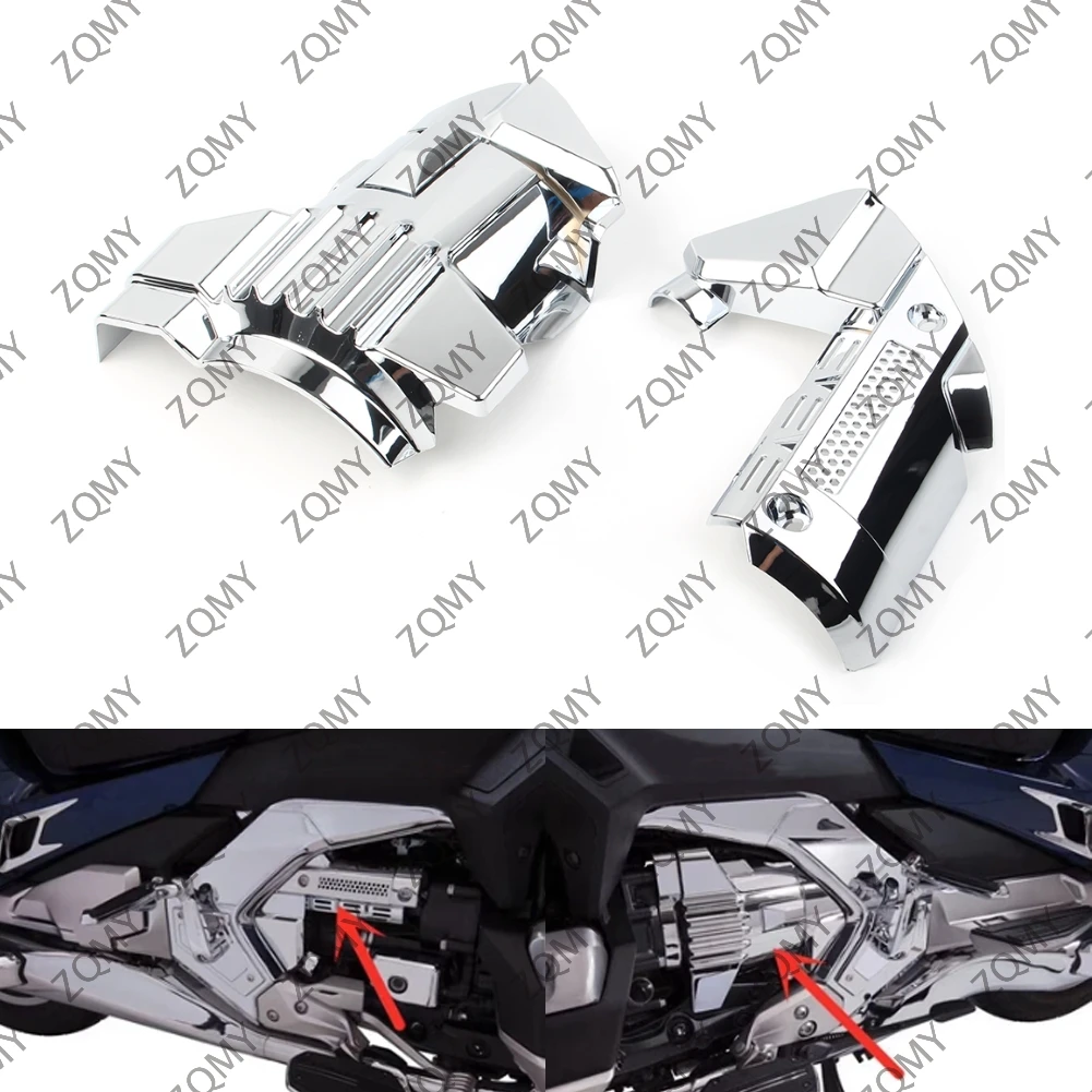 GL 1800 2Pcs ABS Motorcycle Engine Sides Decorative Covers Parts For Honda Gold Wing GL1800 2018 2019 2020 2021