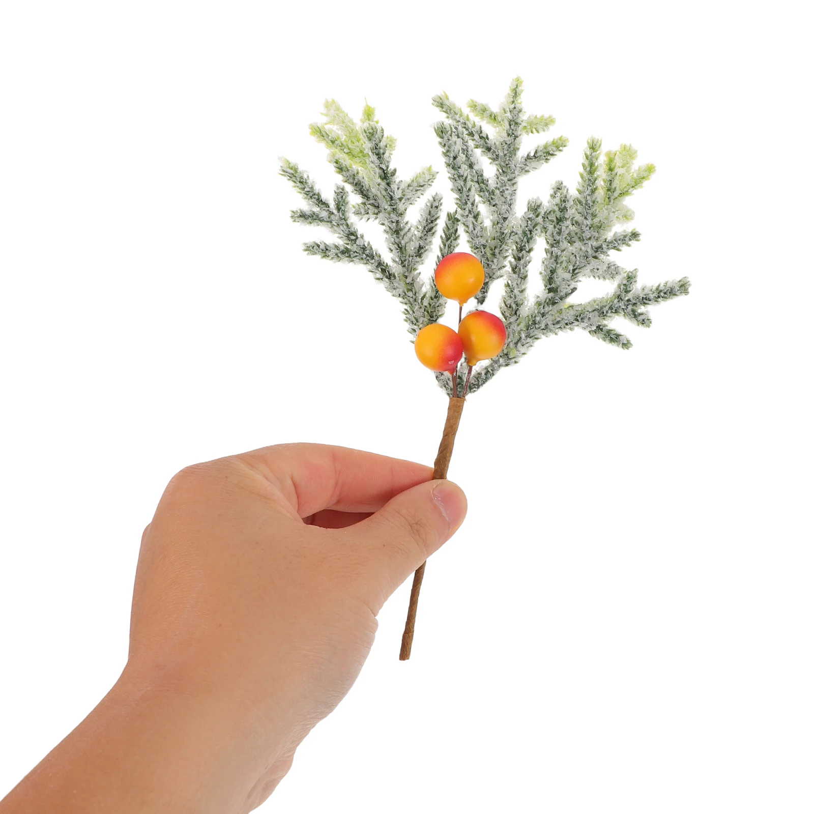 

12Pcs Artificial Pine Cones Berry Spray Picks Festive Table Settings Vibrant Colors Christmas Tree Decor Christmas Picks