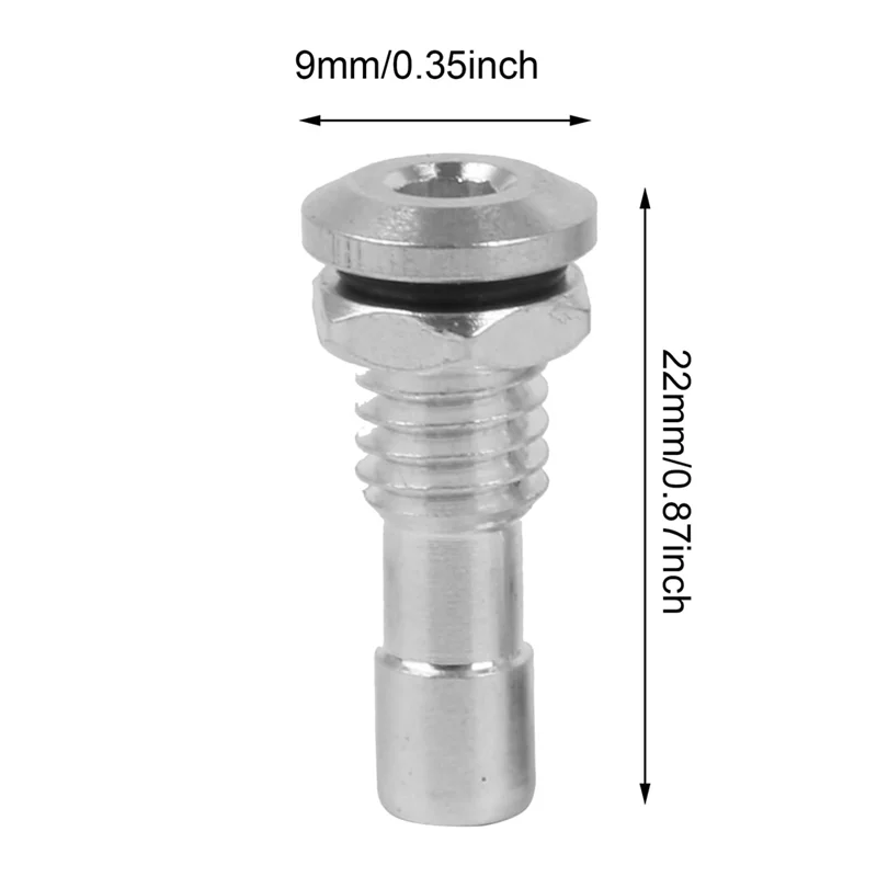 DELAM-2 Pcs Aluminum RC Boat Water Outlets Thread With O-Ring Screws For RC Boat For Motor Cooling