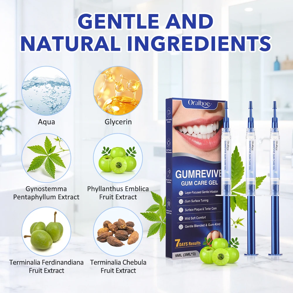 Gum Care Gel Pen 25g Soothing for Sensitive Gums Brighten Smile Oral Care Essence Targeted Applicator Nourishing Gentle Formula