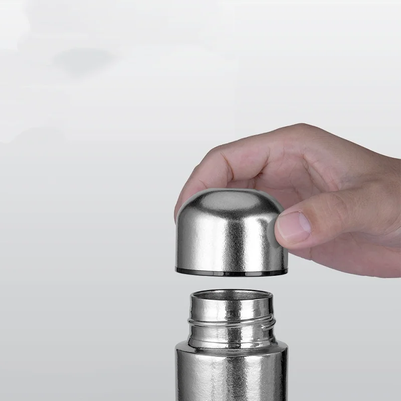 Pure Titanium Water Bottle Mini 150ML Pocket Titanium Tumbler Double Wall Vaccum Thermos Bottle Insulated Coffee Mugs Cup