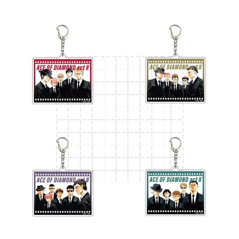 Anime Sawamura Eijyun Furuya Satoru Kominato Haruichi Game Keychain Doll Acrylic Keyring Pendant for Gift