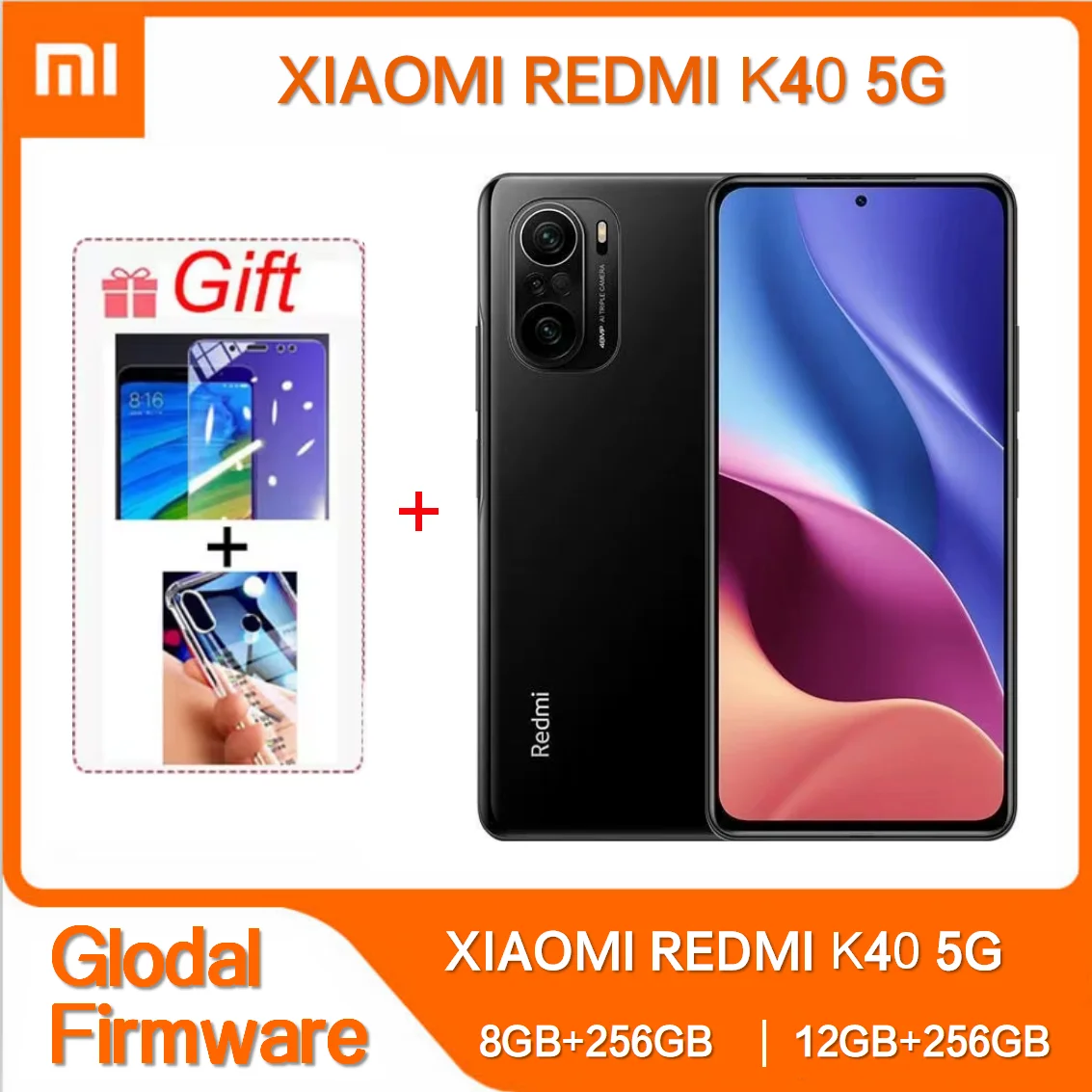 Smartphone originale xiaomi redmi K40 5G RAM 12 GB ROM 256 GB Android 6,67 pollici Qualcomm Snapdragon 870 Smartphone