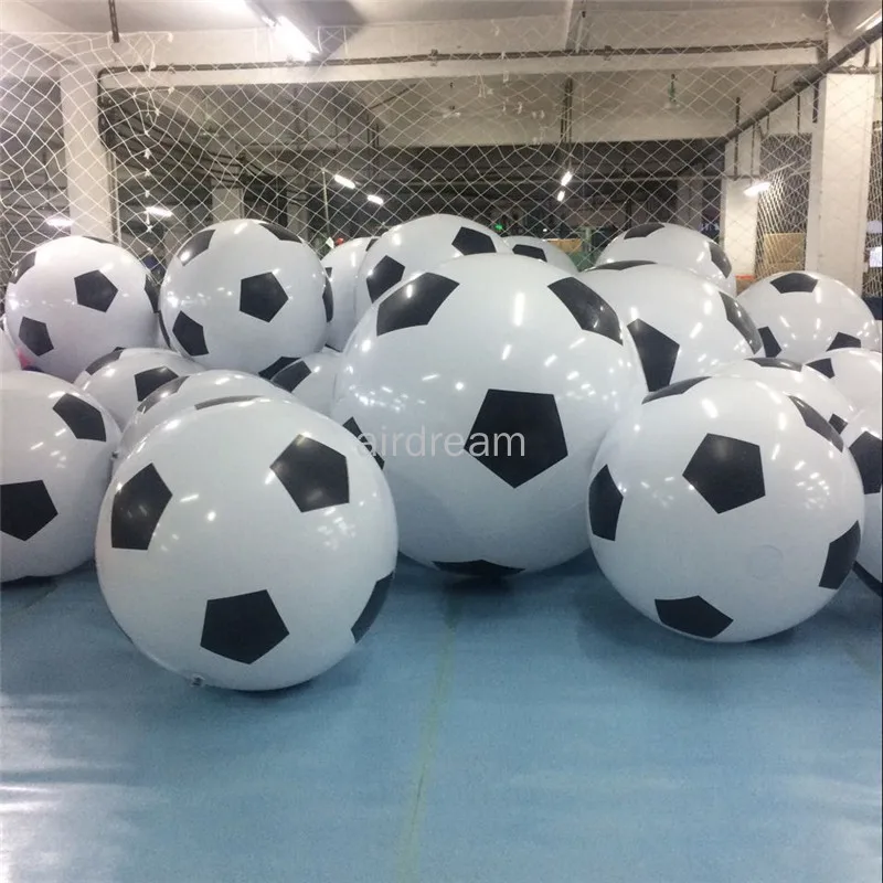 Pelota de fútbol clásica inflable gigante para actividades al aire libre, pelota deportiva grande para playa y piscina