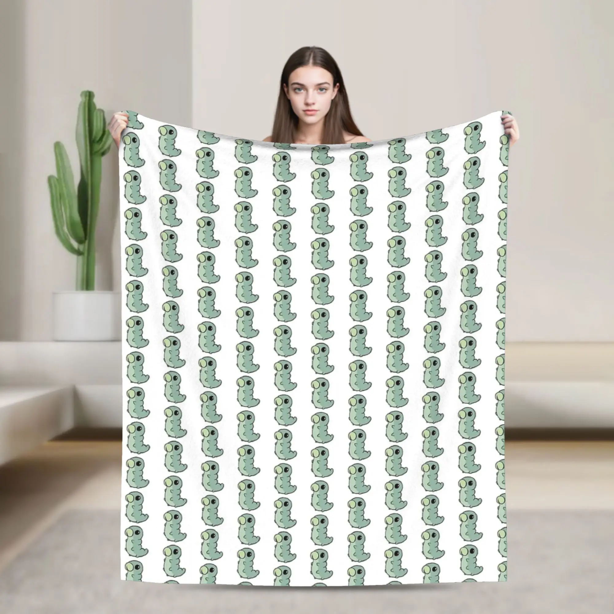 Larva Hollow Knight Warm Blankets  Kids Plush Throw Blanket Aesthetic Bedroom Flannel Bedspread Sofa Bed Cover