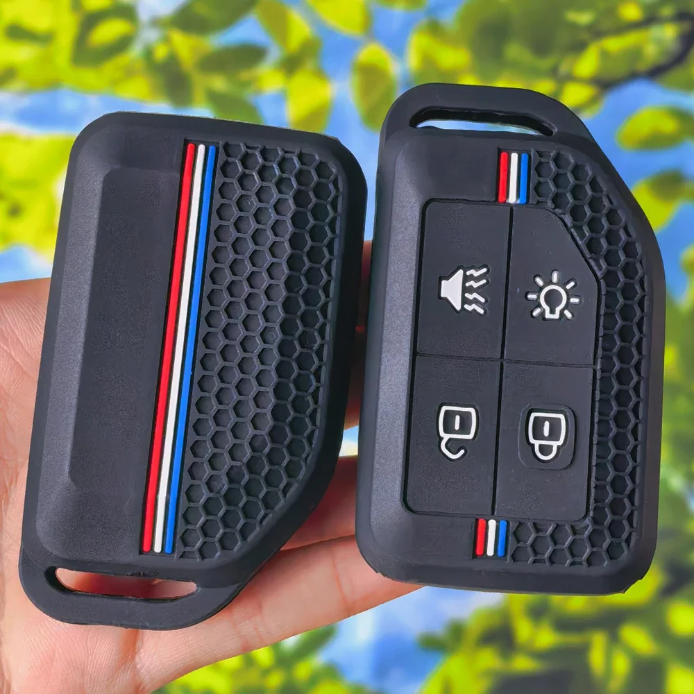 Honeycomb Silicone Key Case for Volvo New FM FH FH16 Tractor Van Heavy Truck Remote Fob Protective Cover Accessory