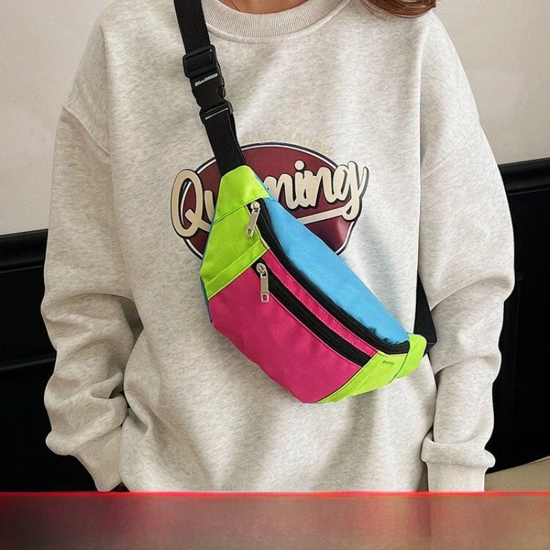 New 2026 Unisex Large Capacity Crossbody Bag Fashionable Sports Travel Lightweight Waist Bag Single Shoulder Sling Bag