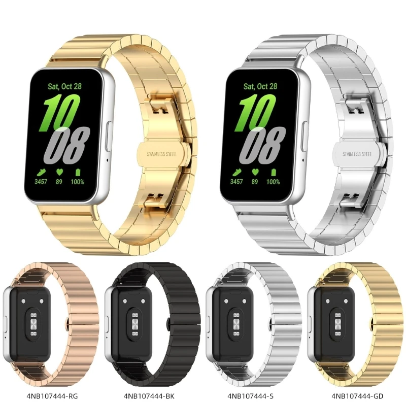 Horlogebanden Polsband Vervangingsriem Quick Release-armbanden voor Fit 3 Transpiratiehorlogebanden Y9RF