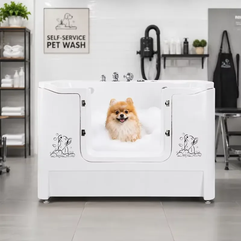 

Precise Constant Temperature Warm Winter Compassionate Care Thermostatic Acrylic Dog Grooming Bathtub for Pets