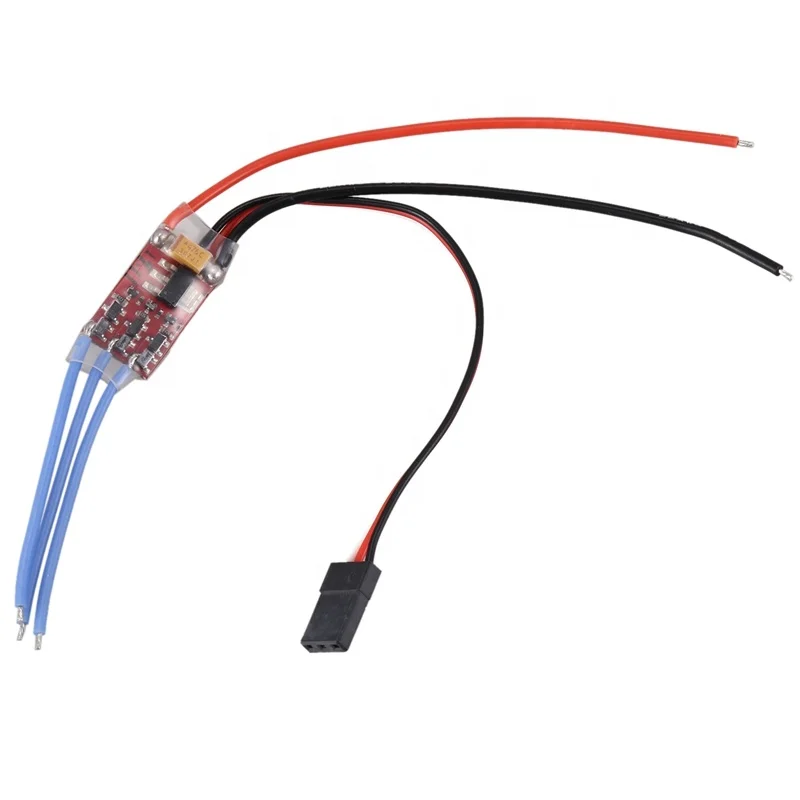 X-STAR XP-7A 1S-2S 3V-9V 7A 5g فرش ESC وحدة تحكم إلكترونية في السرعة لطائرة RC صغيرة بدون طيار للعب الكهربائية #4