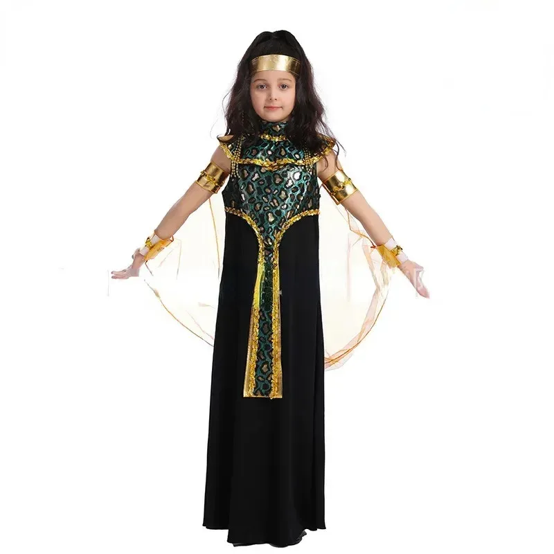 

New Halloween Costumes Ancient Egypt Egyptian Pharaoh Cleopatra Queen Costume Cosplay Girl Clothing for Women
