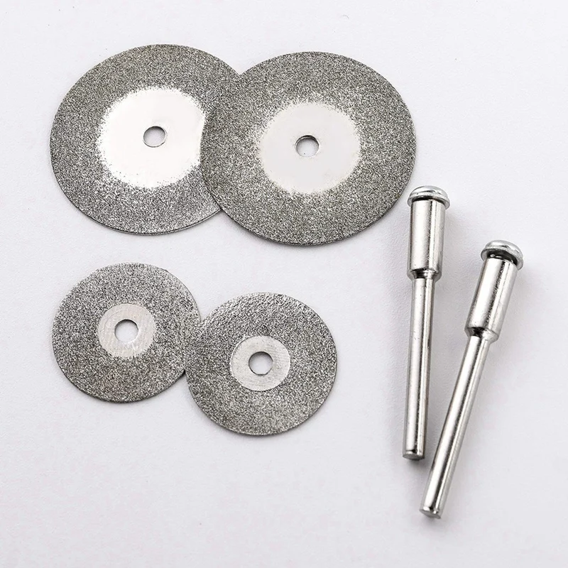 43Pcs Stone Carving Set,26 Diamond Burr Bits, 10 Impeller,4 Diamond Cutting Wheel,3 Metal Mandrel,Polishing Rotary Tools