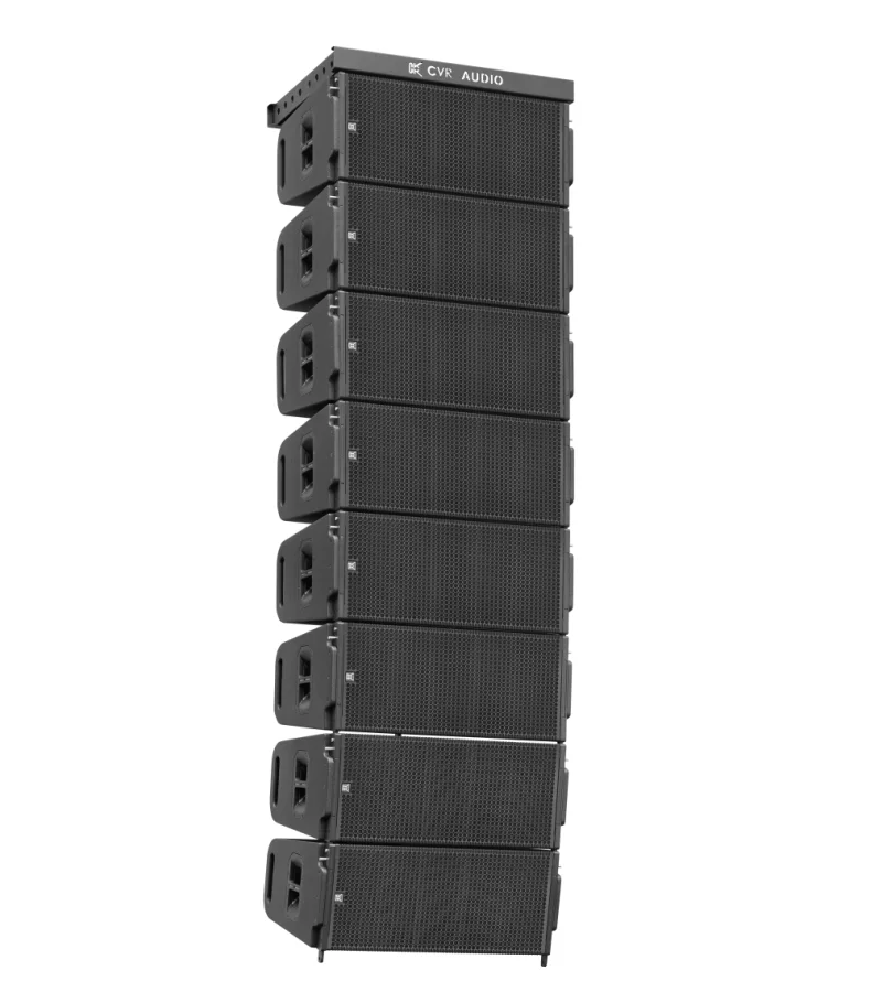 【Competitive Price】 Pro Audio 3-way Double 12 Inch Powerful Outdoor Line Array Speaker Active/Passive