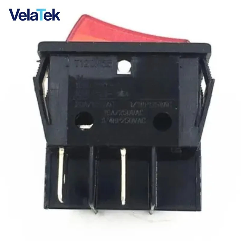 Adaptado para máquina de café Astoria Cma/Brasilia/Cunill/Expobar Interruptor bipolar vermelho 16a 250v