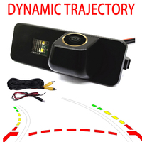 Dynamic Trajectory Car Rear View Reverse Camera Beetle Leon Backup Rearview Parking For VW Polo 2C Bora Golf MK4 MK5 MK6