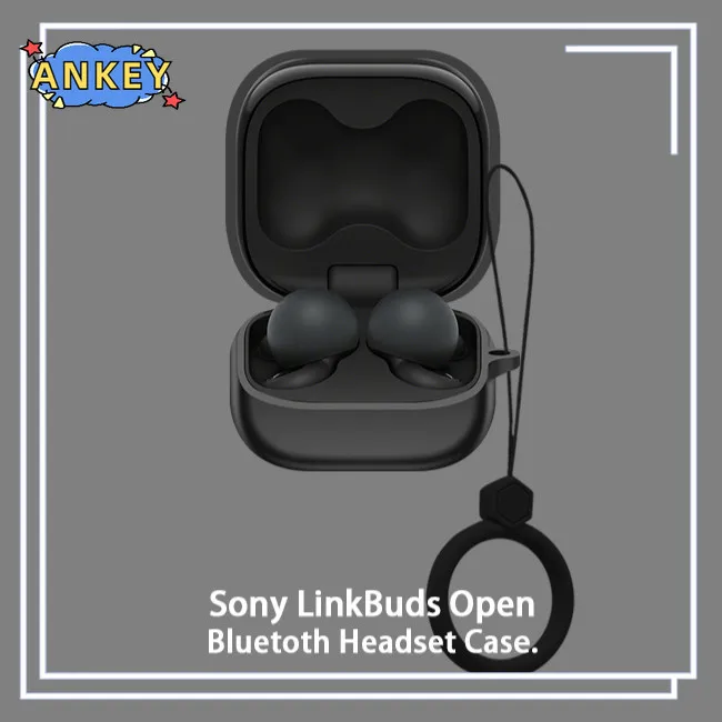 Case for Sony LinkBuds Open Protective Cover ring Anti-fall Soft LinkBudsOpen Silicone WF-L910 Earbuds Shell Carrying