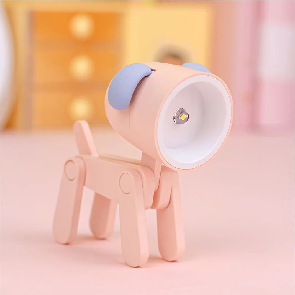 LED Night Light Mini Cute Pet Light Super Cute Cartoon Animals Nightlights Portable Eye Protection Reading Lamp High Quality