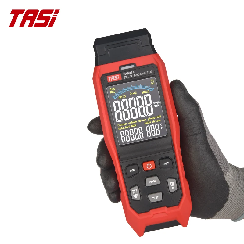 Tasi-sem Contato Velocímetro Digital Laser Medidor de Velocidade Tacômetro Rpm Display Ta503a Ta503b Ta503c