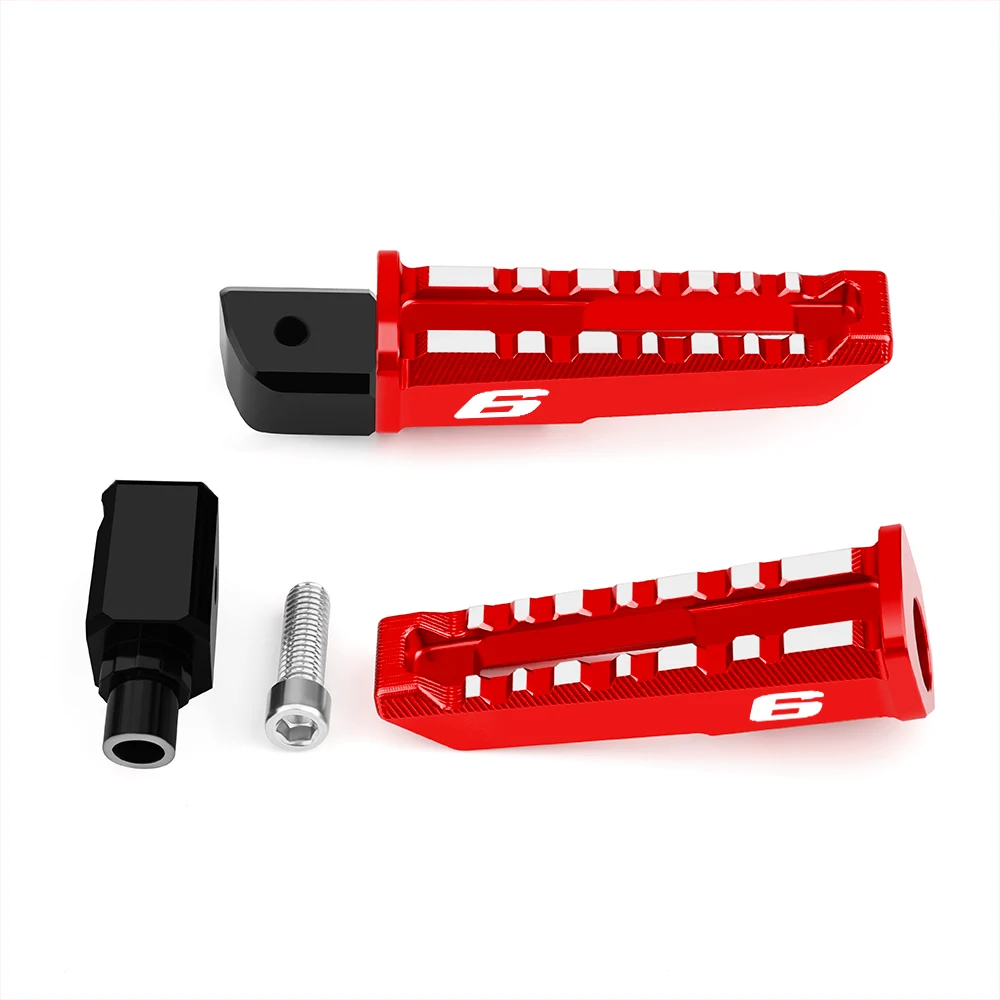 Motorcycle Accessories Footpegs Footrest Pedal For ER-6F ER-6N er6f er6n ER 6F 6N 2006 2007 2008 -2016