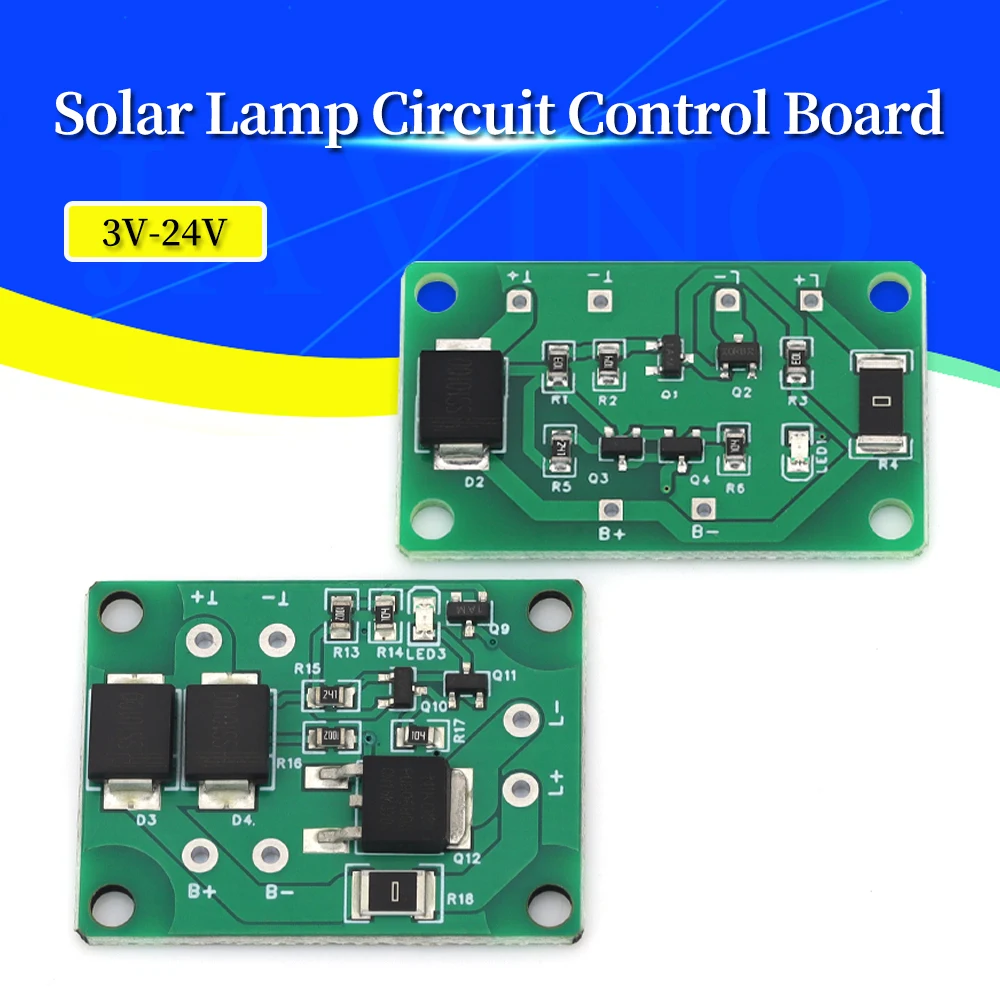 

1/5/10PCS NEW Original Solar light circuit control panel Solar lawn light 3-24V lithium lead-acid battery lamp automatic control