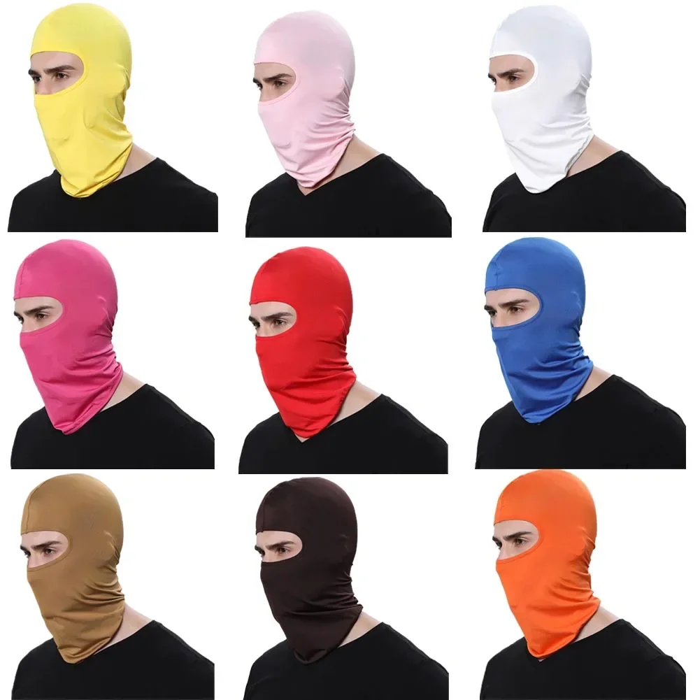 1×Outdoor Balaclava Hood Motorcycle Bandana Cycle Hunting Hat Protection Bike Hat Neck Gaiter Outdoor Cycling Face Mask