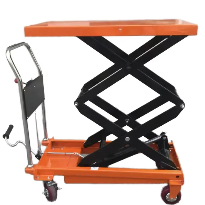 

Подвижная подъемная платформа ножниц, 500 кг, гидравлический подъемный ручной подъемный стол