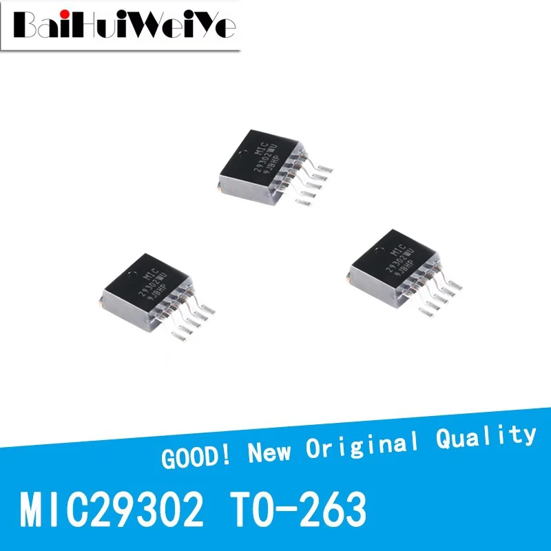 10PCS/LOT MIC29302WU MIC29302BU MIC29302 TO-263 New IC Chipset MOSFET MOSFT TO263 Three-terminal Voltage Regulator